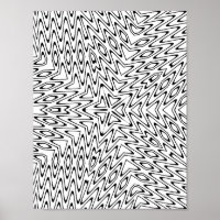 Página para Colorir com Padrão de Onda de Estrela 