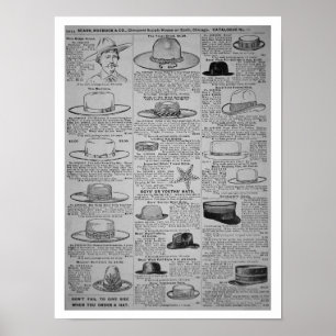 Poster Páginas de Sears, cabrito montês de Chicago,