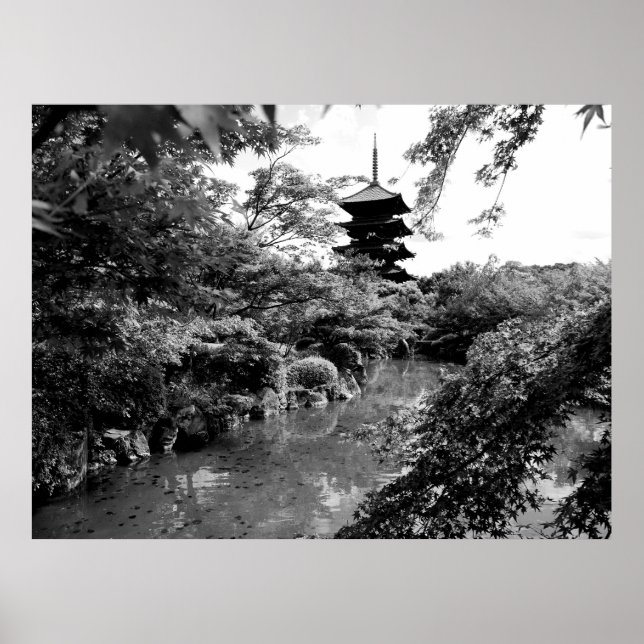 Poster Pagoda em Toji (Frente)