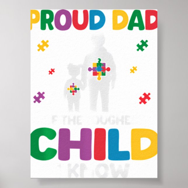 Poster Pai Autista Da Filha (Frente)
