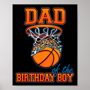 Poster Pai Da Família De Aniversário De Bebê-Noite