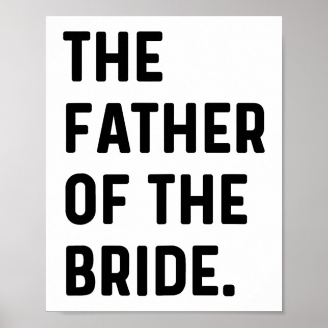 Poster Pai Da Noiva - Solteiro De Casamento Chegando A Re (Frente)