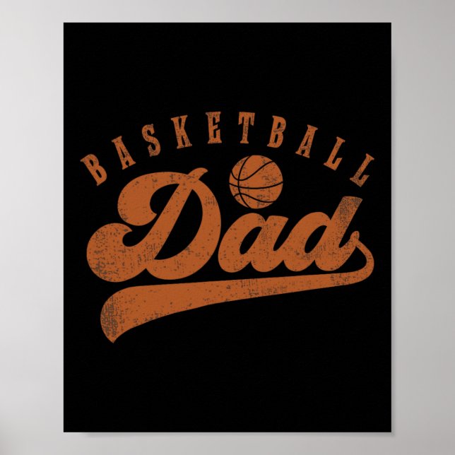 Poster Pai de basquete (Frente)