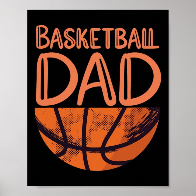 Poster Pai de basquete - Jogador de basquete (Frente)