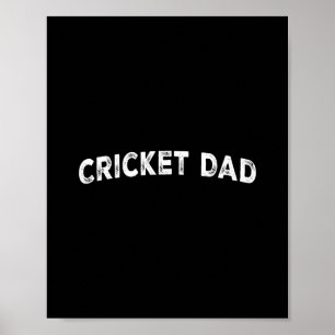 Poster Pai de críquete