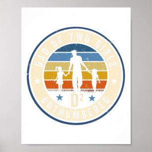 Poster Pai De Duas Raparigas Ultrapassadas D2 Pais Quadra