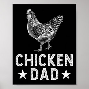 Poster Pai de Frango Dono de Frango Pai Frango Dono de Ga