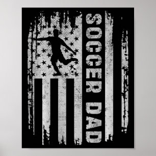 Poster Pai de Futebol Bandeira Americana EUA No Pai de Ck