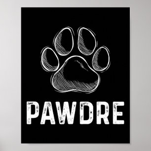 Poster Pai de Gato ou Cachorro Dia dos Pais Presente Masc