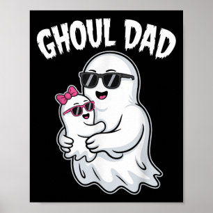 Poster Pai de Ghoul Camisa Men Pai Spooky Halloween Ghost