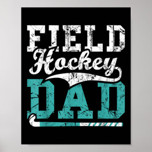 Poster Pai de Hóquei de Campo - Jogador de Hóquei de Camp