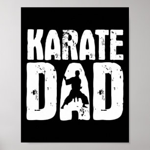 Poster Pai de Karatê - Instrutor de Artes Marciais Karate
