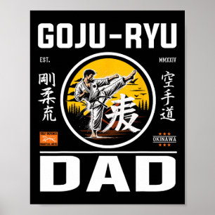 Poster Pai De Karato Goju-ryu Para Pais Com Karate Pion