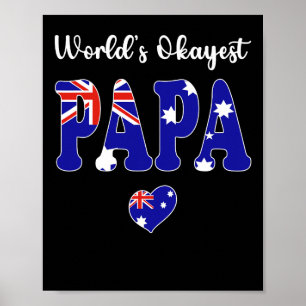Poster Pai de Papa Australiano Mais Alto do Mundo