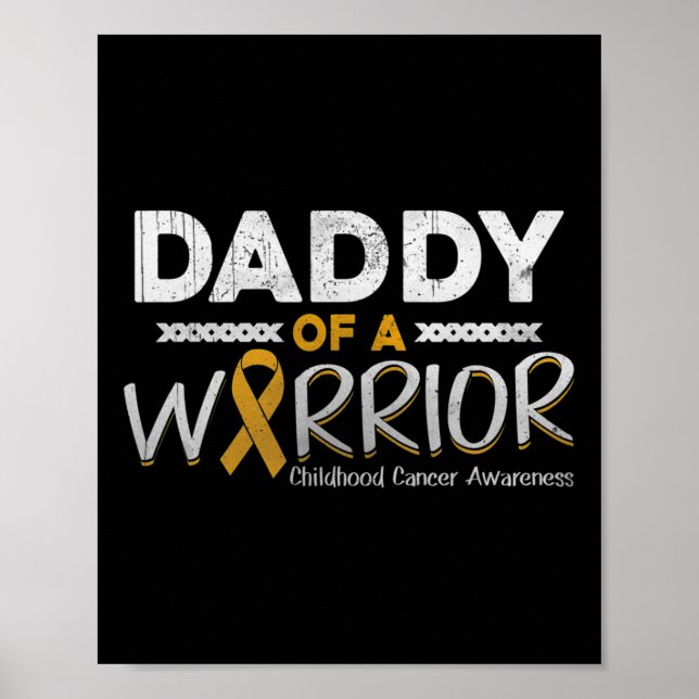 Poster Pai de um Cancer de guerreiro (Frente)
