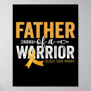 Poster Pai De Um Cancer De Infância Guerreiro - Fita Onco