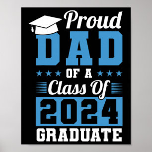 Poster Pai De Um Cl Da Família De Pais De Graduação 2024
