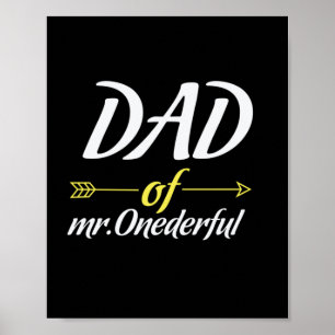 Poster pai dia de os pais Do Sr. Oneince