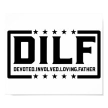 PAI DILF dedicado a pais amorosos envolvidos