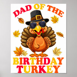 Poster Pai do Peru de Aniversário Feliz Dia de Ação de Gr
