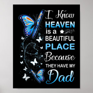 Poster Pai É Meu Anjo Guardião No Dia Do Memorial Do Céu