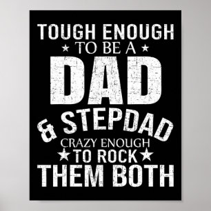 Poster Pai Etapa Do Dia de os pais Stepdad Do pai E Stepd
