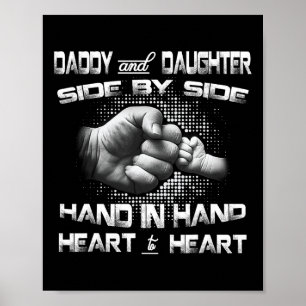 Poster Pai Filha Pulso Correspondente Pai&#; s Dia
