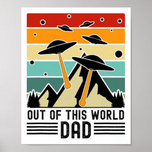 Poster Pai Fora deste Mundo, Dia dos Pais Alien
