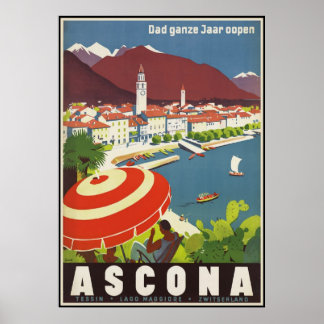 Pôster Pai ganze Jaar oopen Ascona