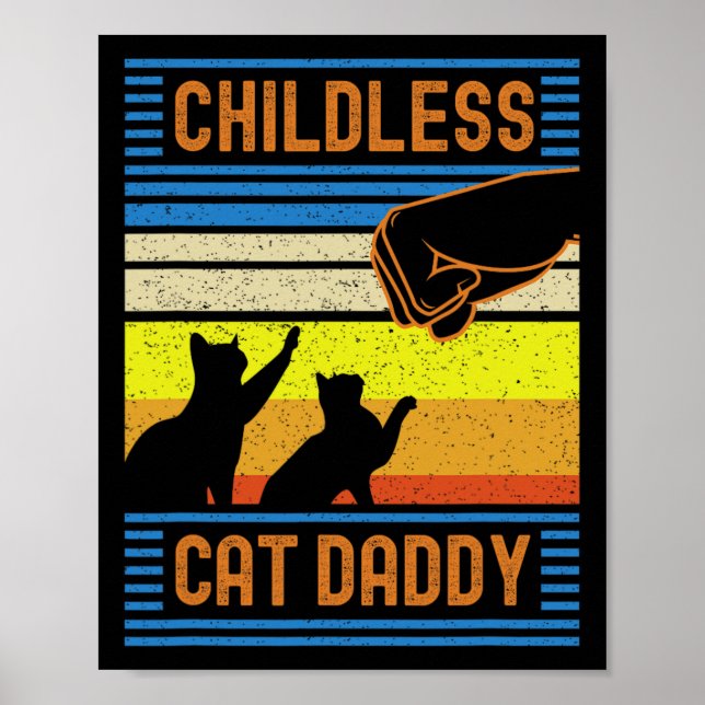 Poster Pai Gato Sem Fios 2024 Para Presidente (Frente)