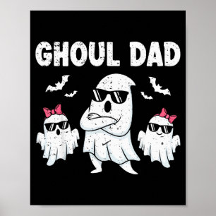 Poster Pai Ghoul Vintage Fantasma Piada Fantasia de Hallo