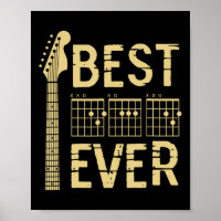 Pai Guitarrista de Corda de Violão Melhor Pai Pais