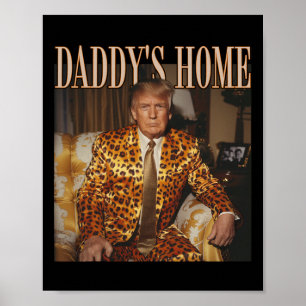 Poster Pai Home Trump Trump 2024 Leopard Funny