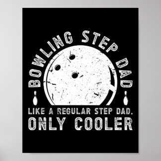 Poster pai legal De Boliche De Uma Boliche De Estepto De