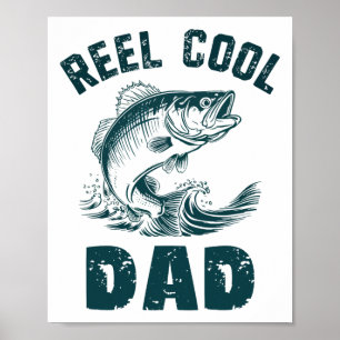 Poster Pai Legal de Pesca Avô Estilo Vintage Papai 