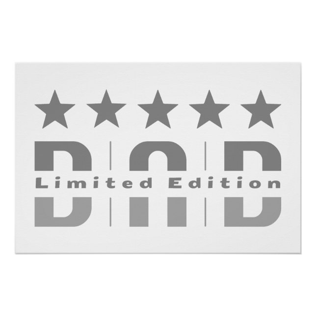 Pôster Pai Limited Edition (Frente)