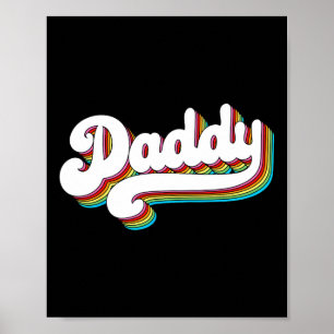 Poster Pai Mens Ofertas 60&# s 70s Retro Vintage Pai &