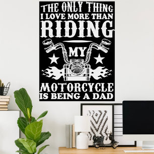 Poster Pai Motociclista