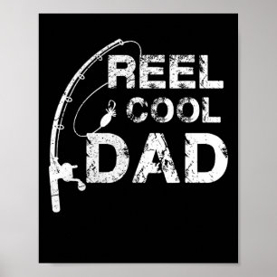 Poster Pai Muito Legal de Pesca Presente de Dia dos Pais