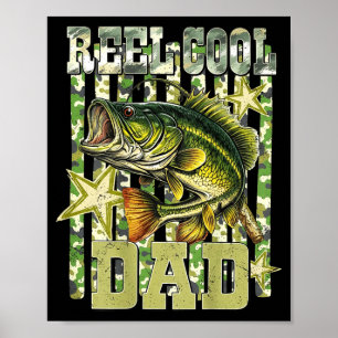 Poster Pai muito legal engraçado pescando robalo (de cost