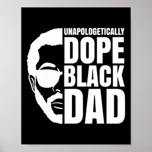 Poster Pai Negro Afro-Americano Dia de os pais J