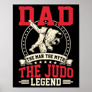 Poster Pai O Homem O Mito A Legenda Judô Design Para Ka