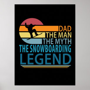 Poster Pai O Homem O Mito A Lenda Do Snowboard