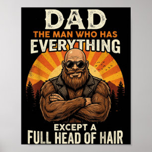 Poster Pai O Homem Que Tem Tudo Exceto Uma Cabeça Cheia