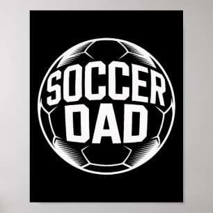 Poster Pai Orgulhoso de Futebol Apoiando Treinamento de P