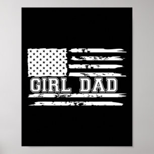 Poster Pai Orgulhoso De Meninas Pai De Meninas Para Papai