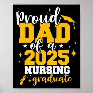 Poster Pai Orgulhoso De Um Cl De Mais velho De Enfermeiro