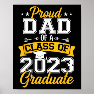 Poster Pai Orgulhoso De Uma Classe De Mais velho De Forma