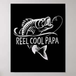 Poster Pai Pescador Muito Legal Presentes Para O Dia Dos