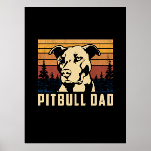 Poster Pai Pitbull do dia de os pais